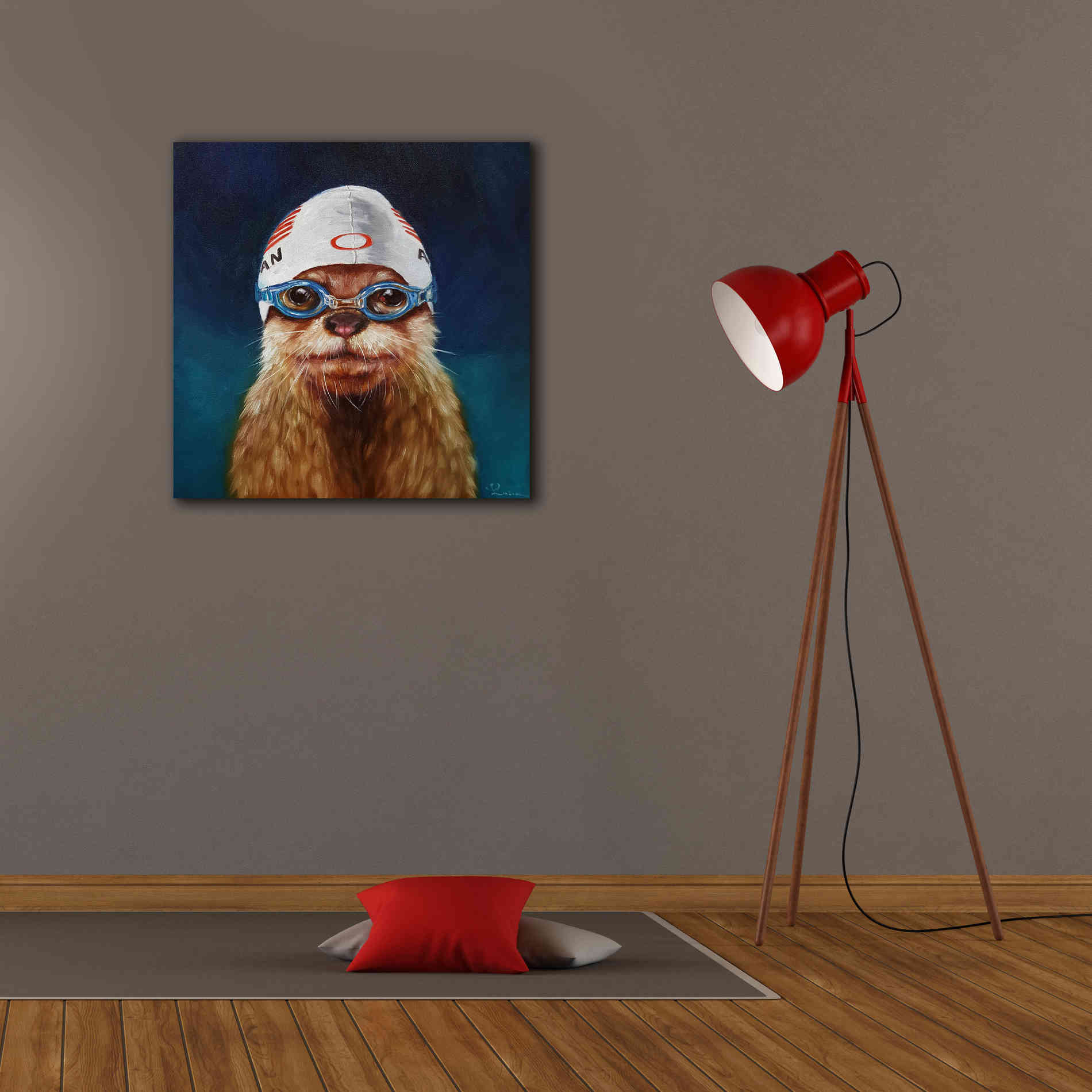 'Olympic Hopeful No. 2' by Lucia Heffernan, Canvas Wall Art,26x26