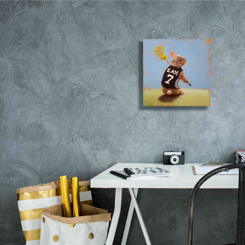 Image of 'Lax Bunny' by Lucia Heffernan, Canvas Wall Art,12x12