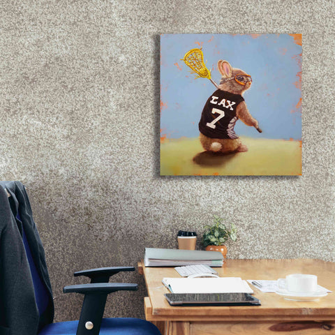 Image of 'Lax Bunny' by Lucia Heffernan, Canvas Wall Art,26x26