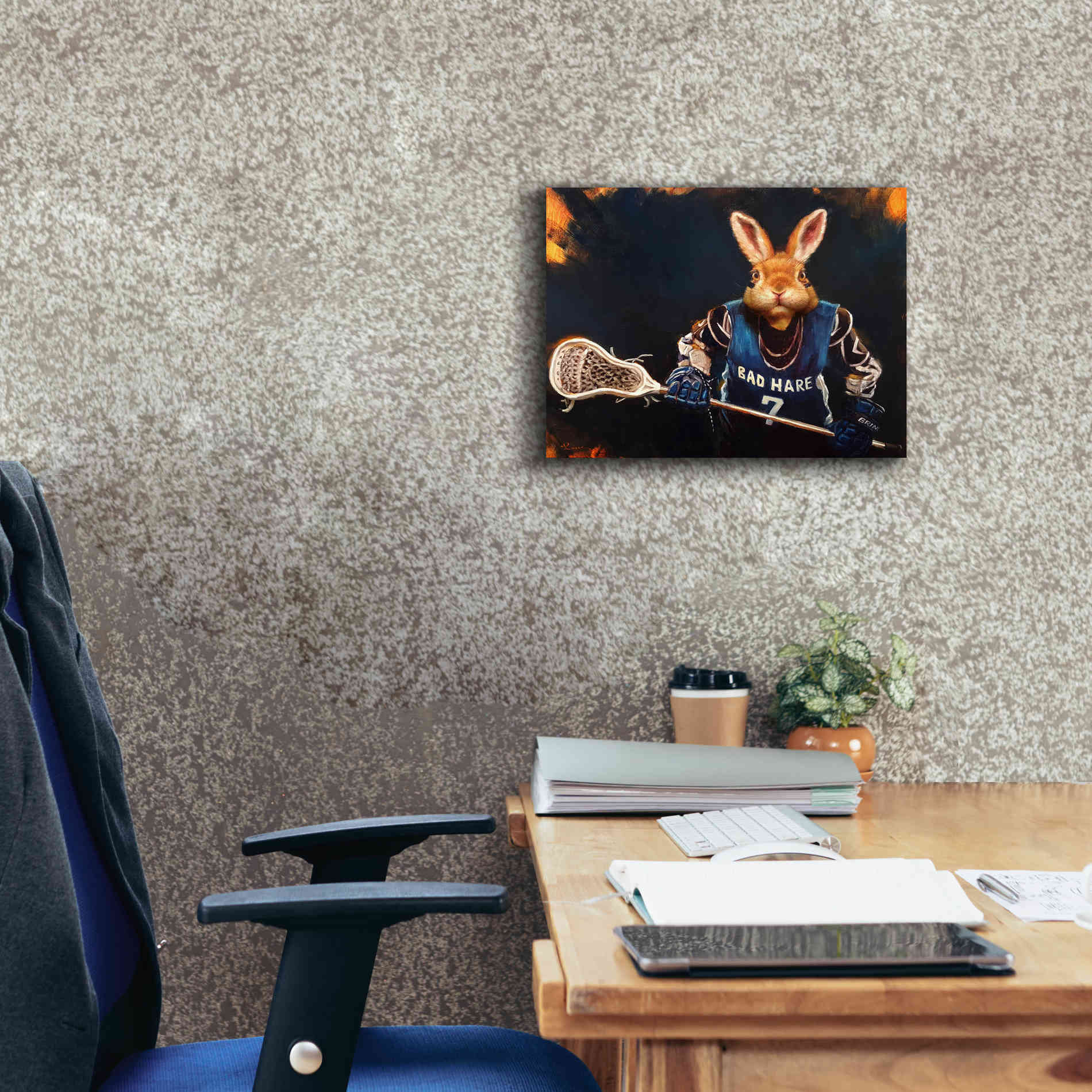 'Game Face No. 2' by Lucia Heffernan, Canvas Wall Art,16x12