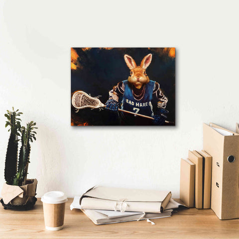 Image of 'Game Face No. 2' by Lucia Heffernan, Canvas Wall Art,16x12