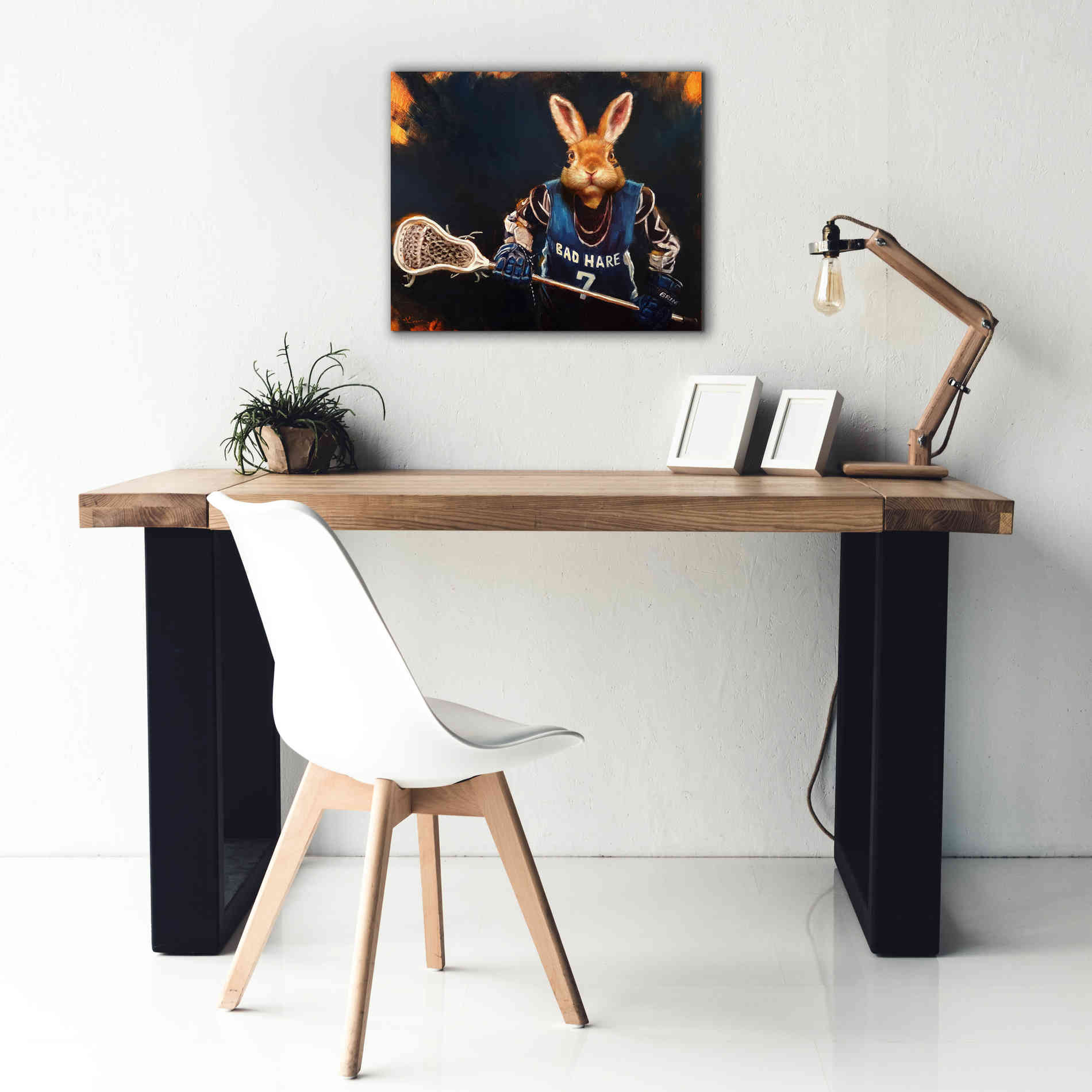 'Game Face No. 2' by Lucia Heffernan, Canvas Wall Art,24x20