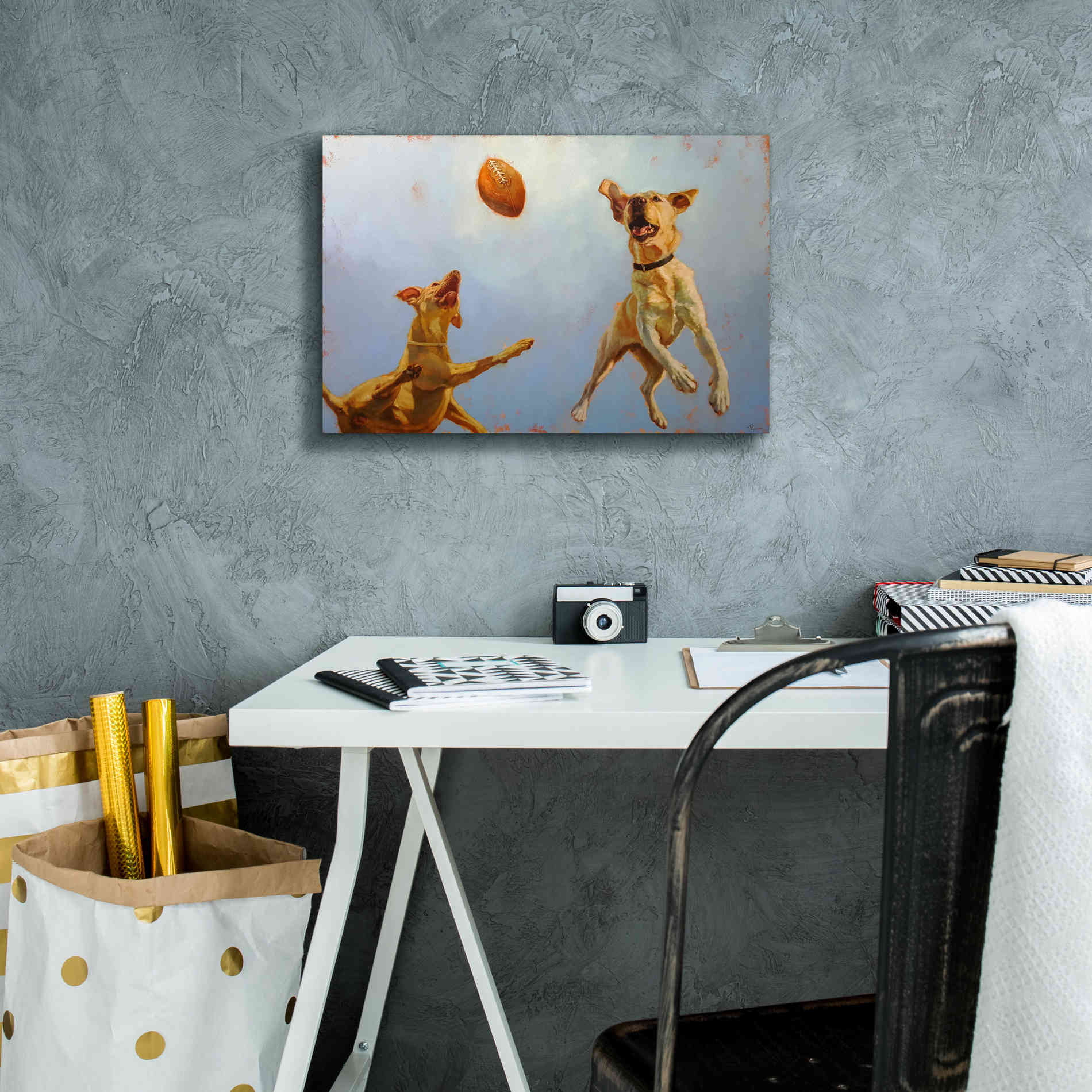 'Game Point' by Lucia Heffernan, Canvas Wall Art,18x12