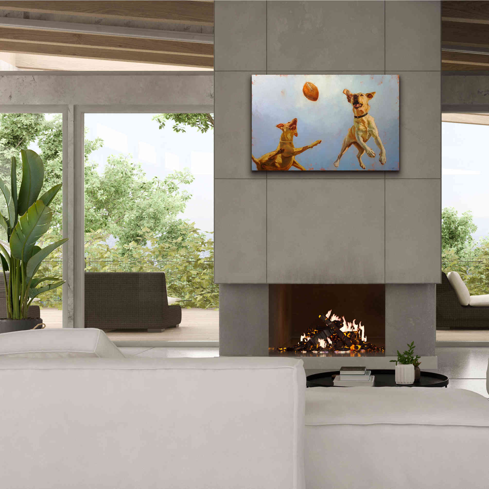 'Game Point' by Lucia Heffernan, Canvas Wall Art,40x26