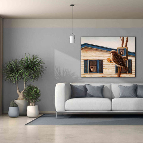 Image of 'Portrait Of An Enemy' by Lucia Heffernan, Canvas Wall Art,54x40