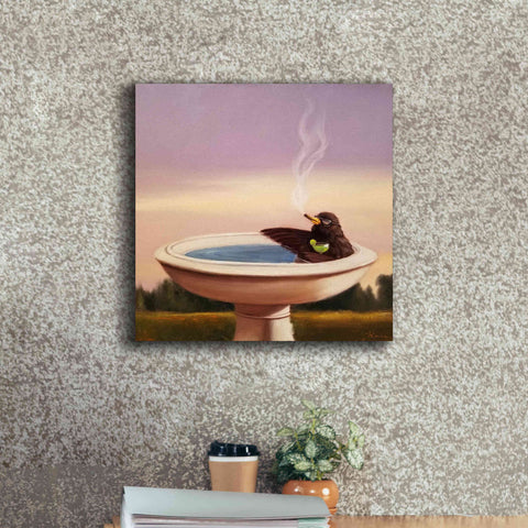 Image of 'Executive Soak' by Lucia Heffernan, Canvas Wall Art,18x18