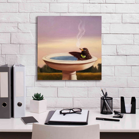 Image of 'Executive Soak' by Lucia Heffernan, Canvas Wall Art,18x18
