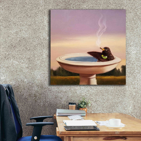 Image of 'Executive Soak' by Lucia Heffernan, Canvas Wall Art,37x37