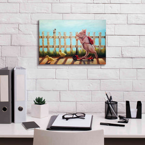 'Summer Stroll' by Lucia Heffernan, Canvas Wall Art,18x12