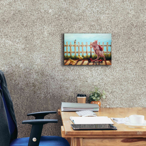 Image of 'Summer Stroll' by Lucia Heffernan, Canvas Wall Art,18x12