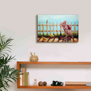 'Summer Stroll' by Lucia Heffernan, Canvas Wall Art,18x12
