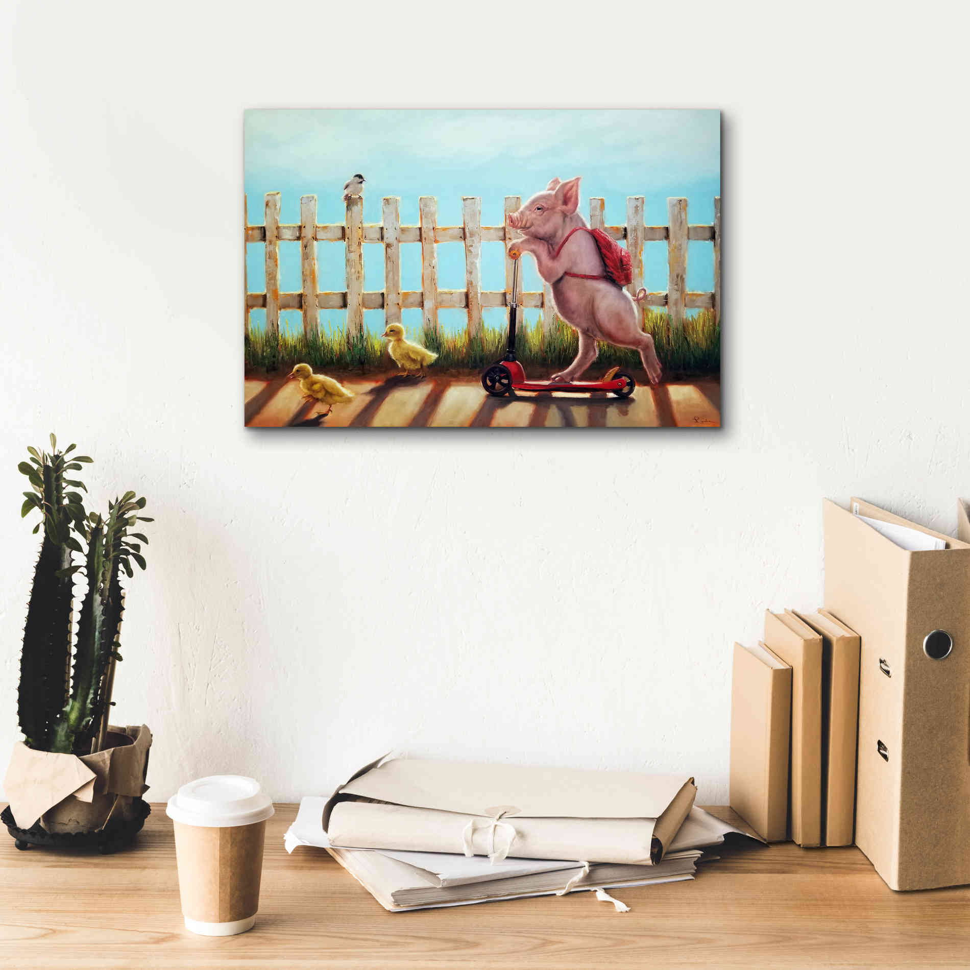 'Summer Stroll' by Lucia Heffernan, Canvas Wall Art,18x12