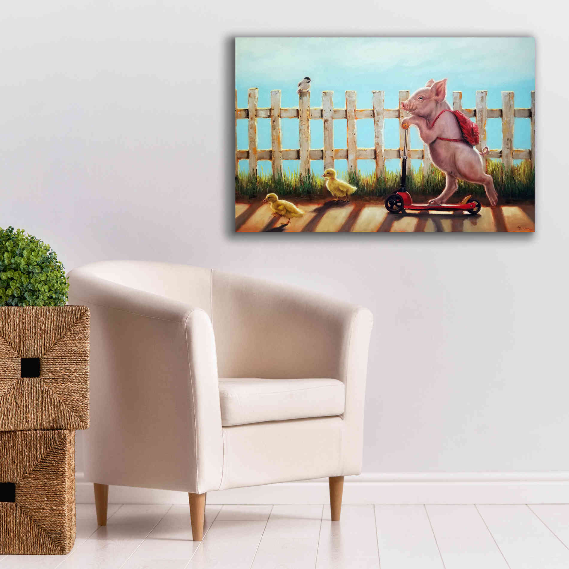 'Summer Stroll' by Lucia Heffernan, Canvas Wall Art,40x26