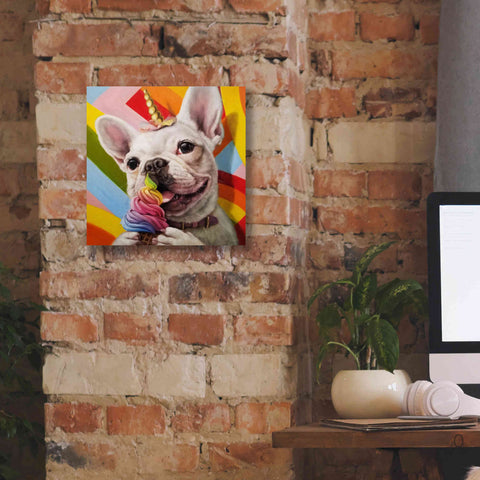 Image of 'Rainbow Party' by Lucia Heffernan, Canvas Wall Art,12x12