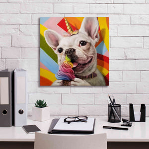 'Rainbow Party' by Lucia Heffernan, Canvas Wall Art,18x18
