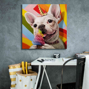 'Rainbow Party' by Lucia Heffernan, Canvas Wall Art,26x26