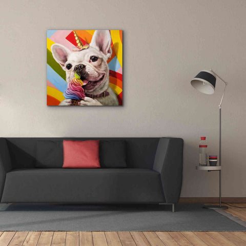 Image of 'Rainbow Party' by Lucia Heffernan, Canvas Wall Art,37x37