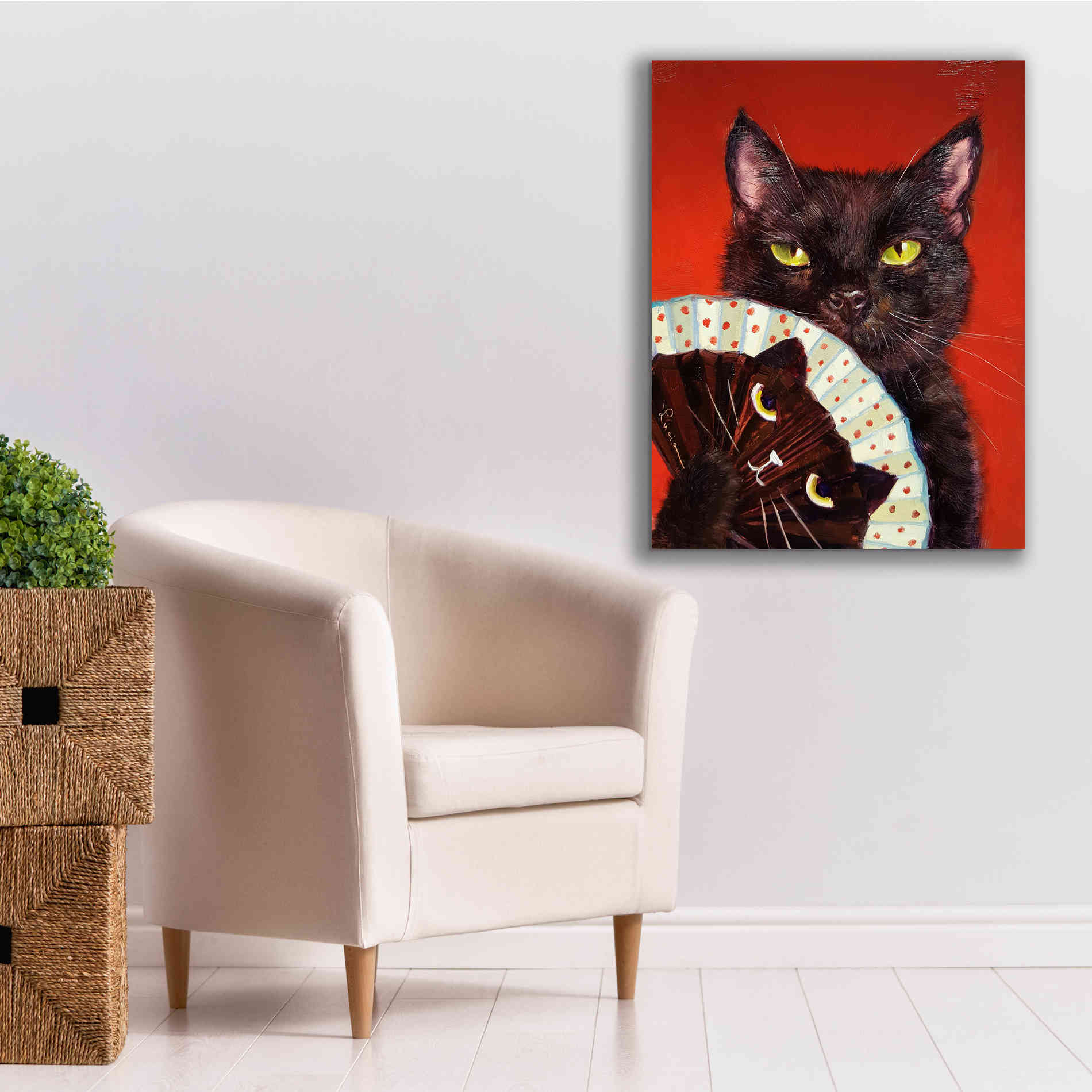 'Double Trouble' by Lucia Heffernan, Canvas Wall Art,26x34