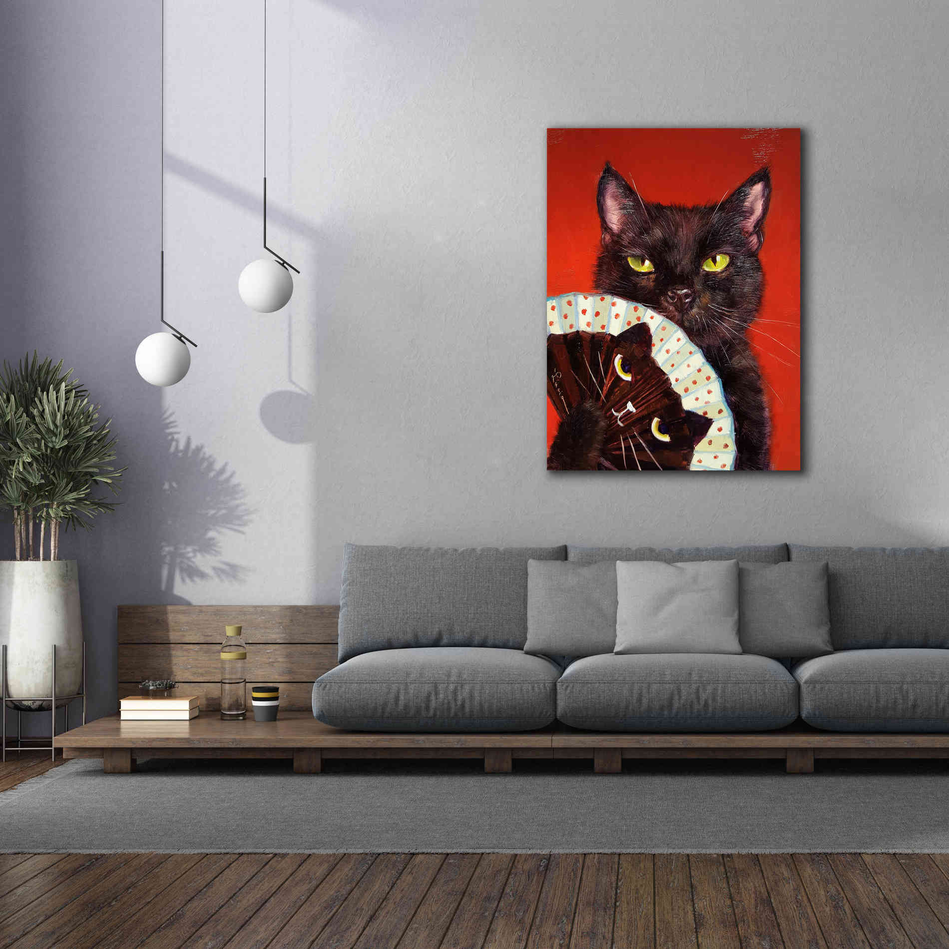 'Double Trouble' by Lucia Heffernan, Canvas Wall Art,40x54