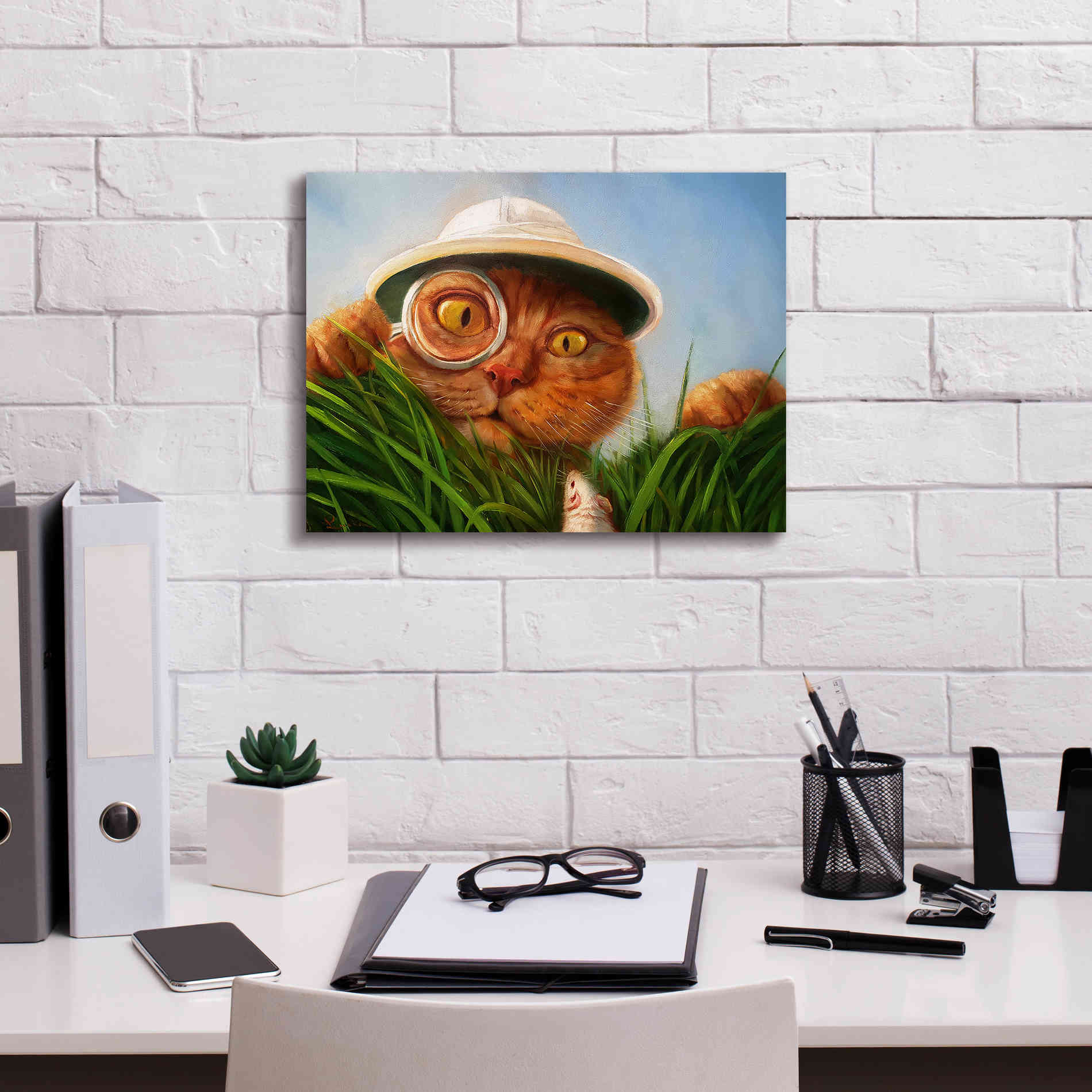 'Explorer' by Lucia Heffernan, Canvas Wall Art,16x12