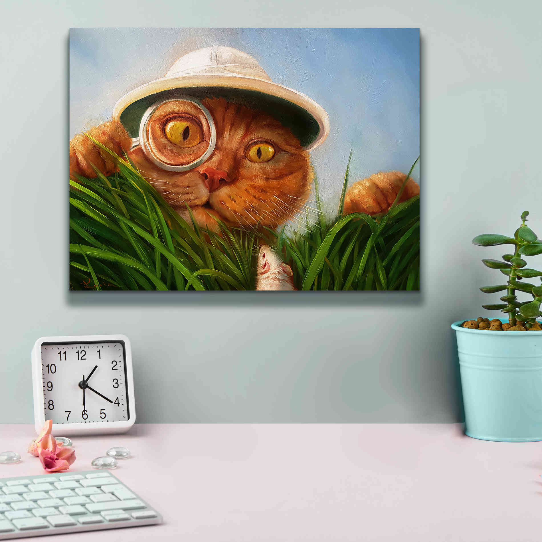 'Explorer' by Lucia Heffernan, Canvas Wall Art,16x12