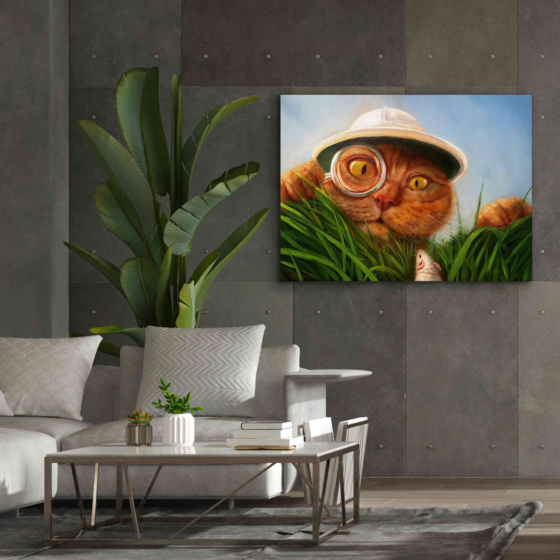 'Explorer' by Lucia Heffernan, Canvas Wall Art,54x40