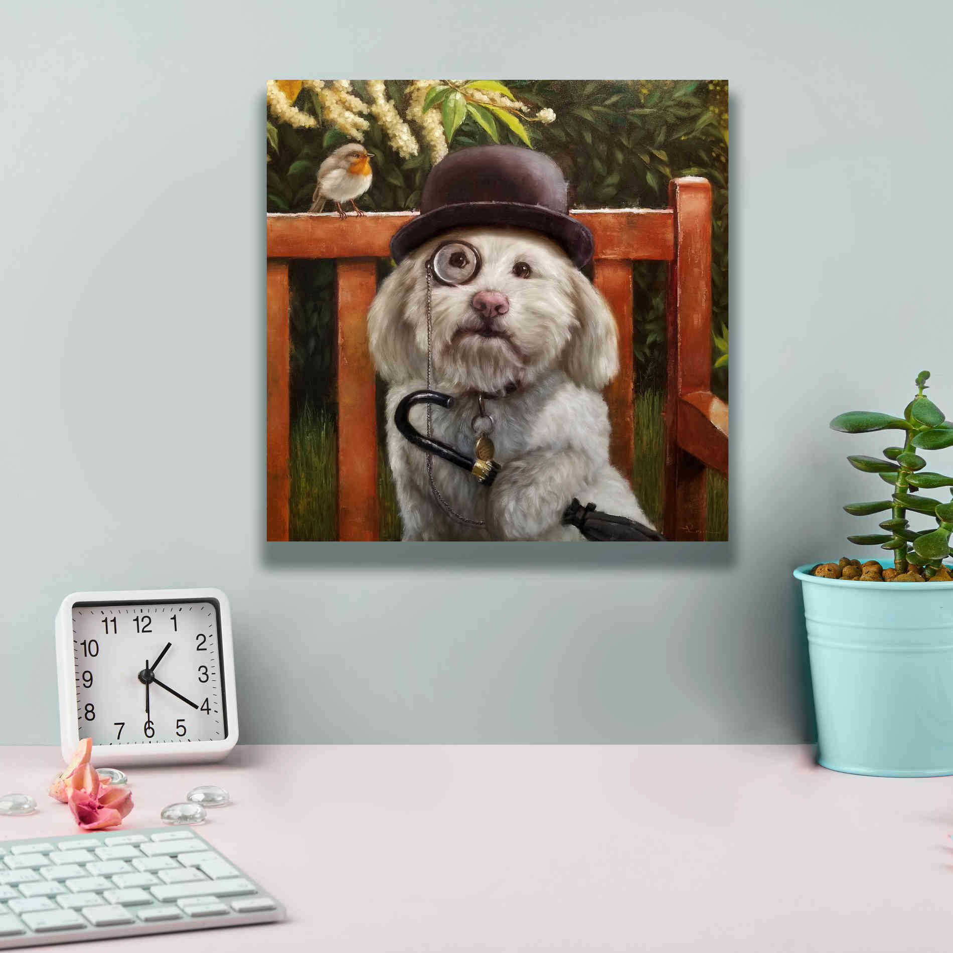 'Alfie' by Lucia Heffernan, Canvas Wall Art,12x12