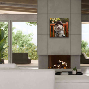 'Alfie' by Lucia Heffernan, Canvas Wall Art,26x26