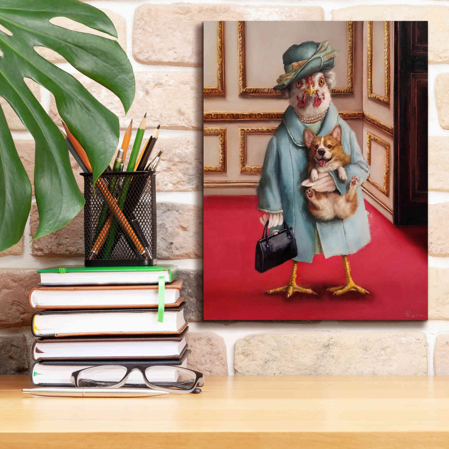 'Her Majesty' by Lucia Heffernan, Canvas Wall Art,12x16