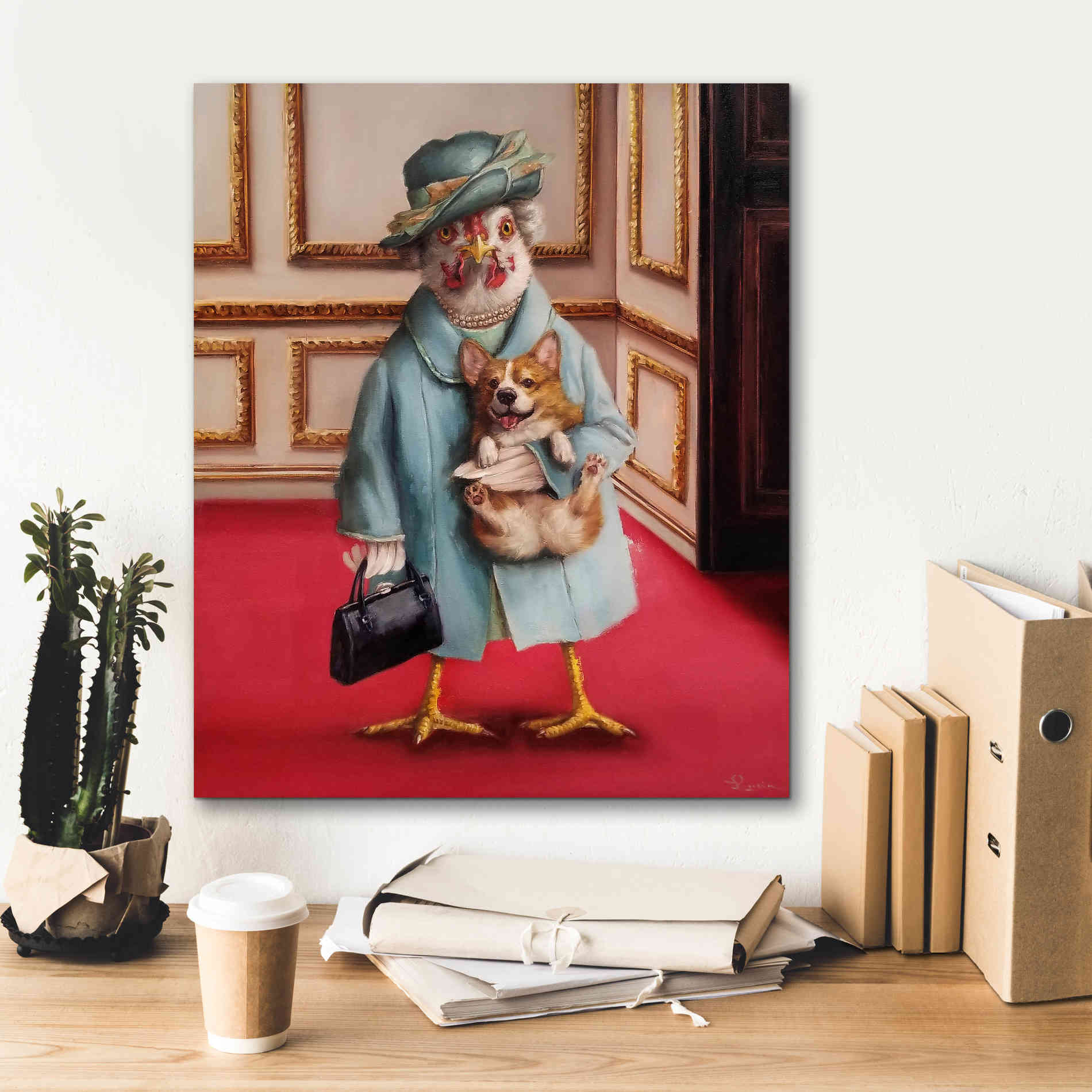 'Her Majesty' by Lucia Heffernan, Canvas Wall Art,20x24