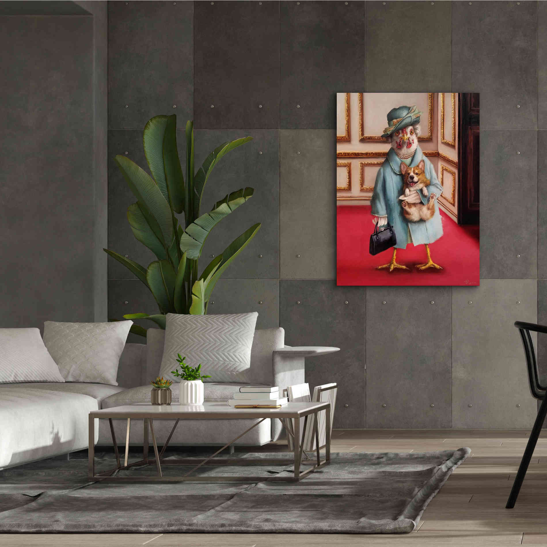 'Her Majesty' by Lucia Heffernan, Canvas Wall Art,40x54