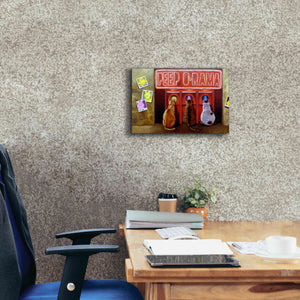 'Peepshow' by Lucia Heffernan, Canvas Wall Art,18x12