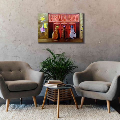 Image of 'Peepshow' by Lucia Heffernan, Canvas Wall Art,40x26