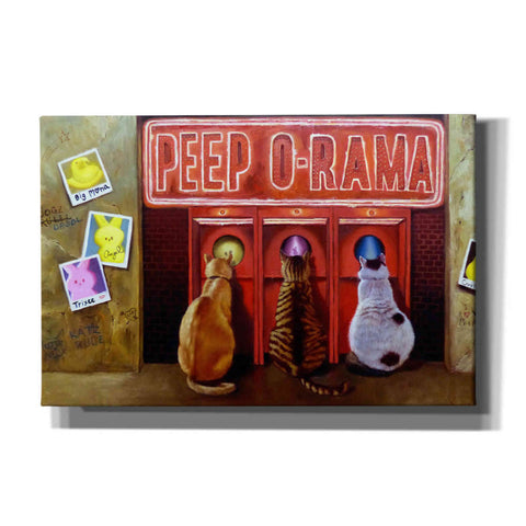 Image of 'Peepshow' by Lucia Heffernan, Canvas Wall Art