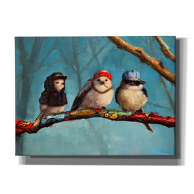 'Birdz In Da Hood' by Lucia Heffernan, Canvas Wall Art