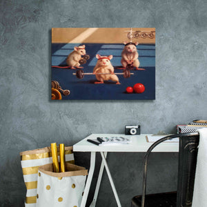 'Gym Rats' by Lucia Heffernan, Canvas Wall Art,26x18