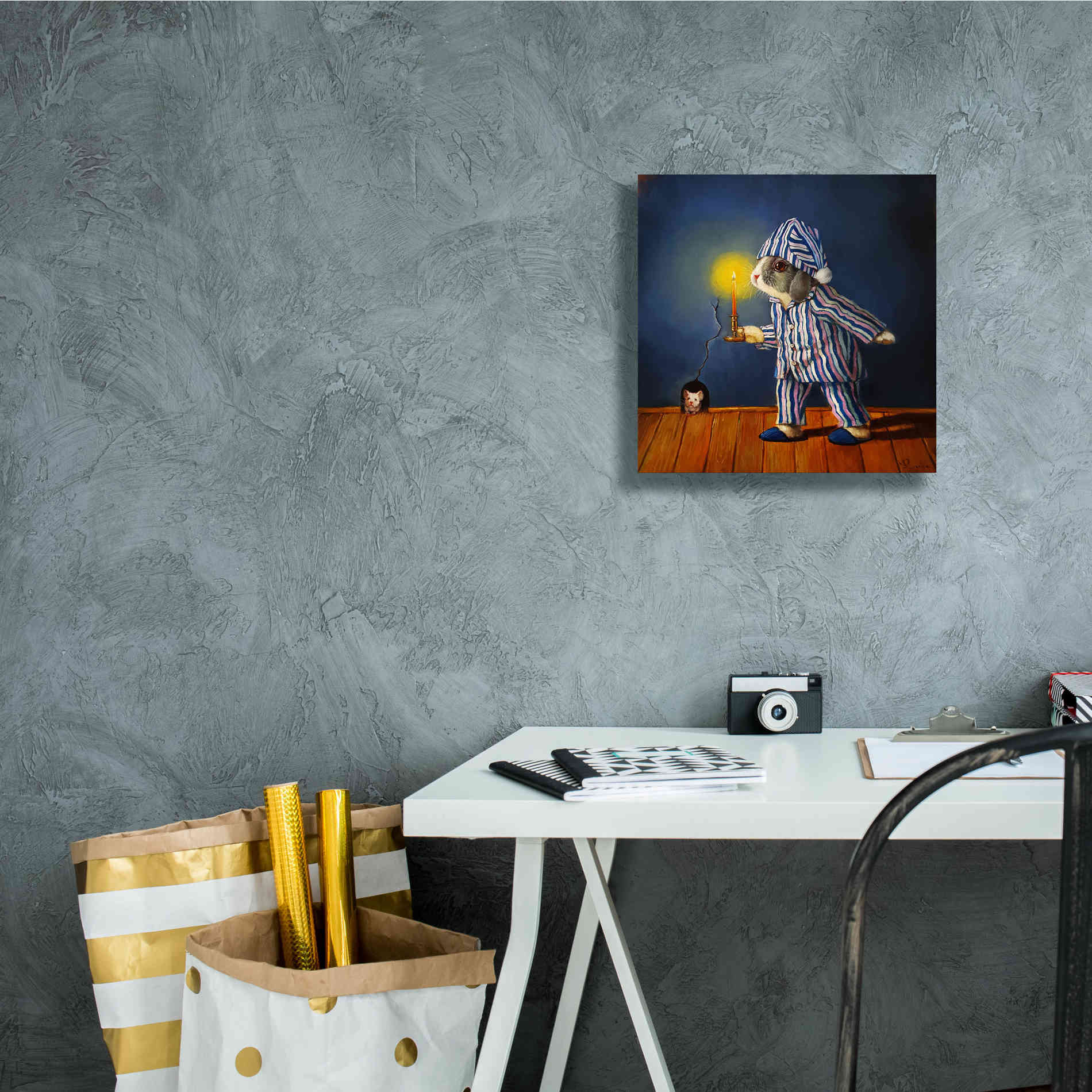 'The Night Before Xmas' by Lucia Heffernan, Canvas Wall Art,12x12