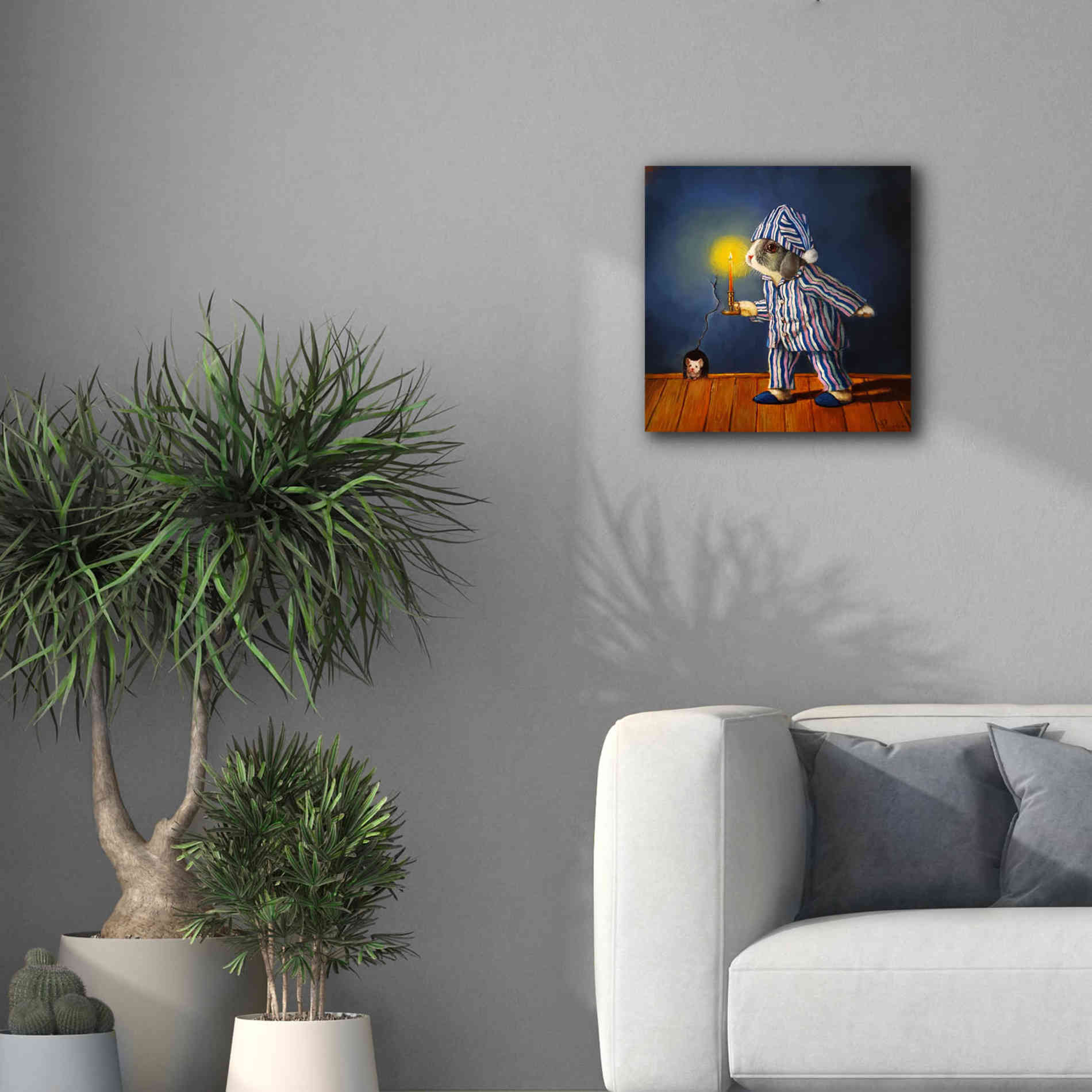 'The Night Before Xmas' by Lucia Heffernan, Canvas Wall Art,18x18