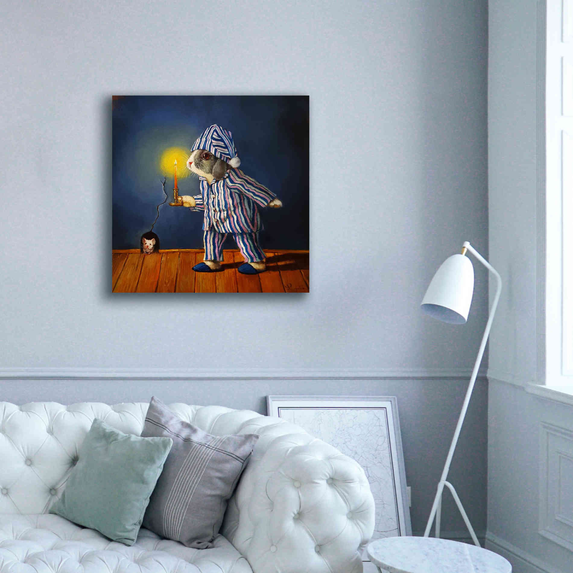 'The Night Before Xmas' by Lucia Heffernan, Canvas Wall Art,37x37