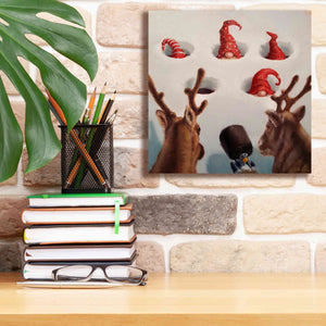 'Whack-An-Elf' by Lucia Heffernan, Canvas Wall Art,12x12