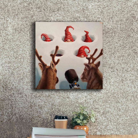 Image of 'Whack-An-Elf' by Lucia Heffernan, Canvas Wall Art,18x18