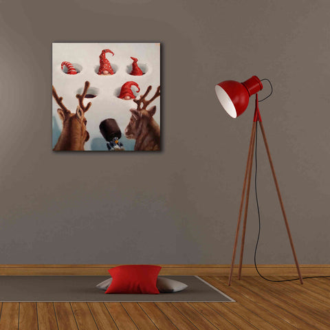 Image of 'Whack-An-Elf' by Lucia Heffernan, Canvas Wall Art,26x26