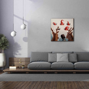 'Whack-An-Elf' by Lucia Heffernan, Canvas Wall Art,37x37