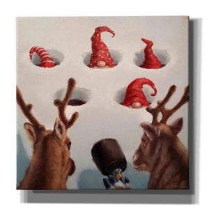 'Whack-An-Elf' by Lucia Heffernan, Canvas Wall Art