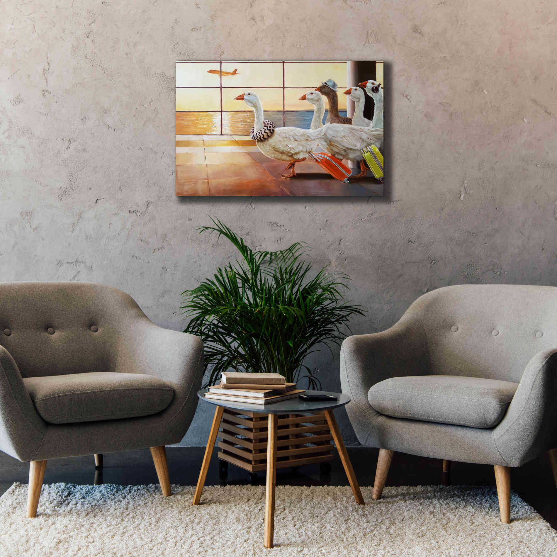 'First Class Migration' by Lucia Heffernan, Canvas Wall Art,40x26