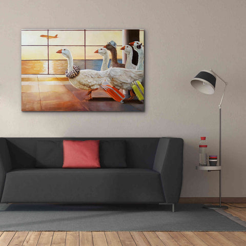 Image of 'First Class Migration' by Lucia Heffernan, Canvas Wall Art,60x40