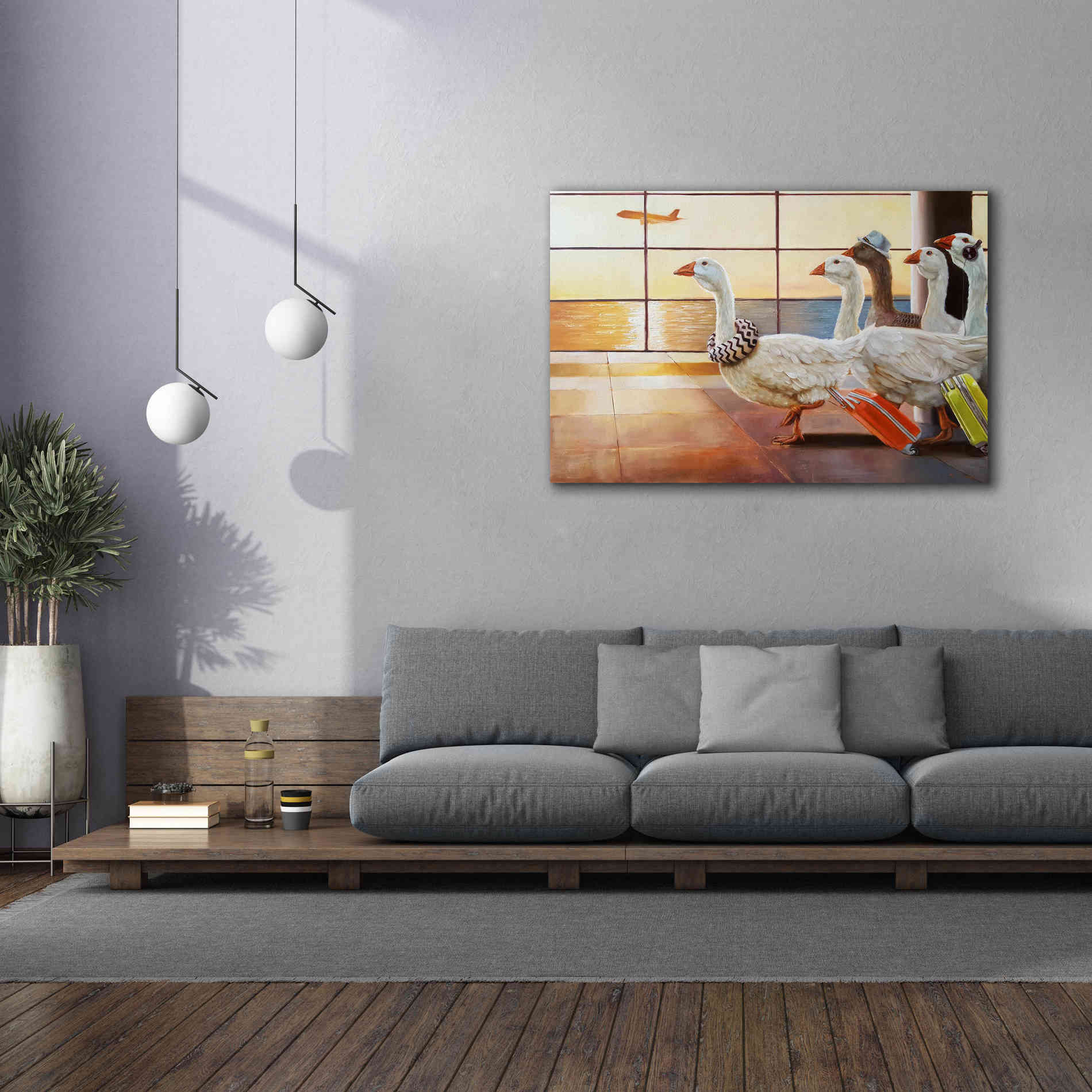 'First Class Migration' by Lucia Heffernan, Canvas Wall Art,60x40