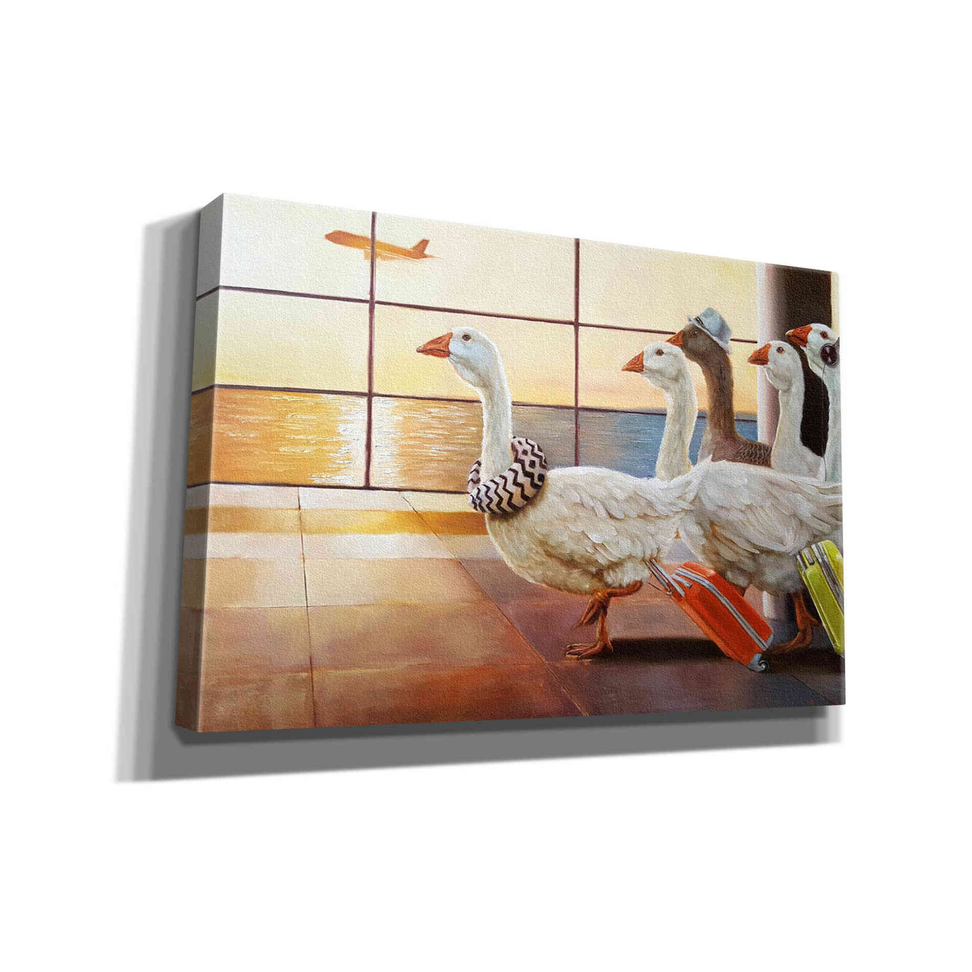 'First Class Migration' by Lucia Heffernan, Canvas Wall Art