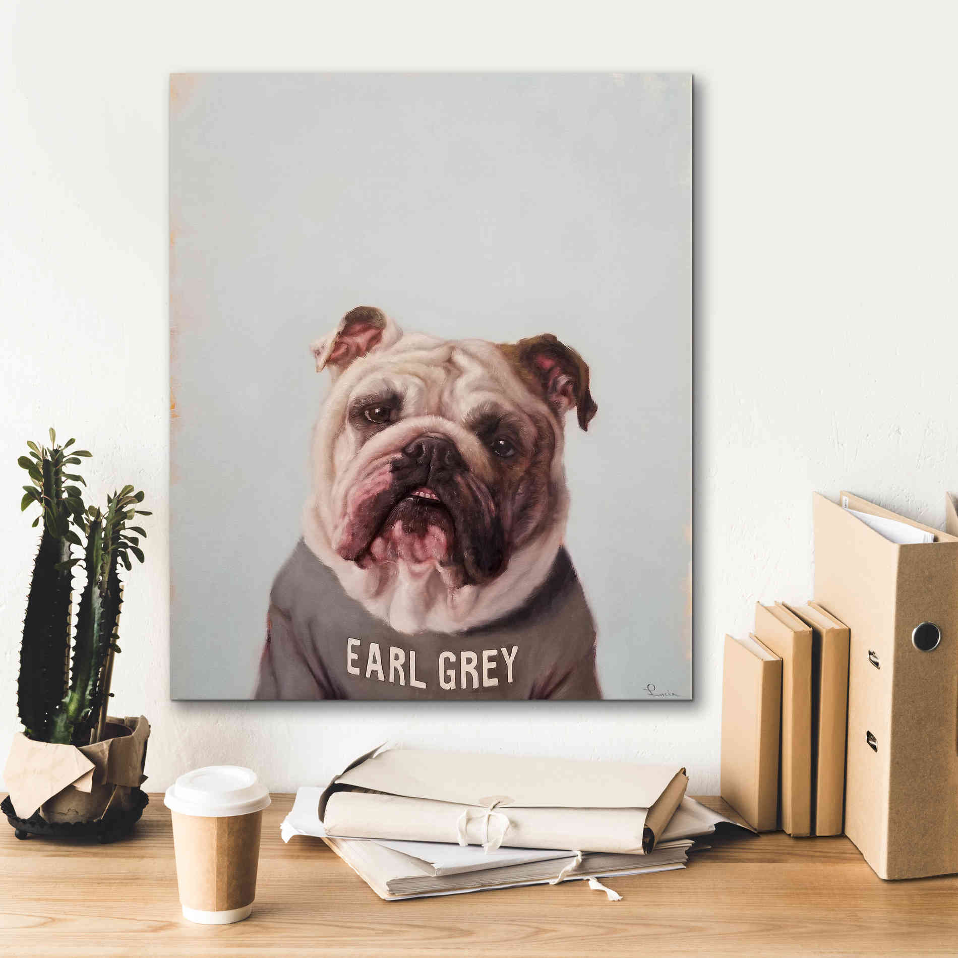 'Earl Gray' by Lucia Heffernan, Canvas Wall Art,20x24