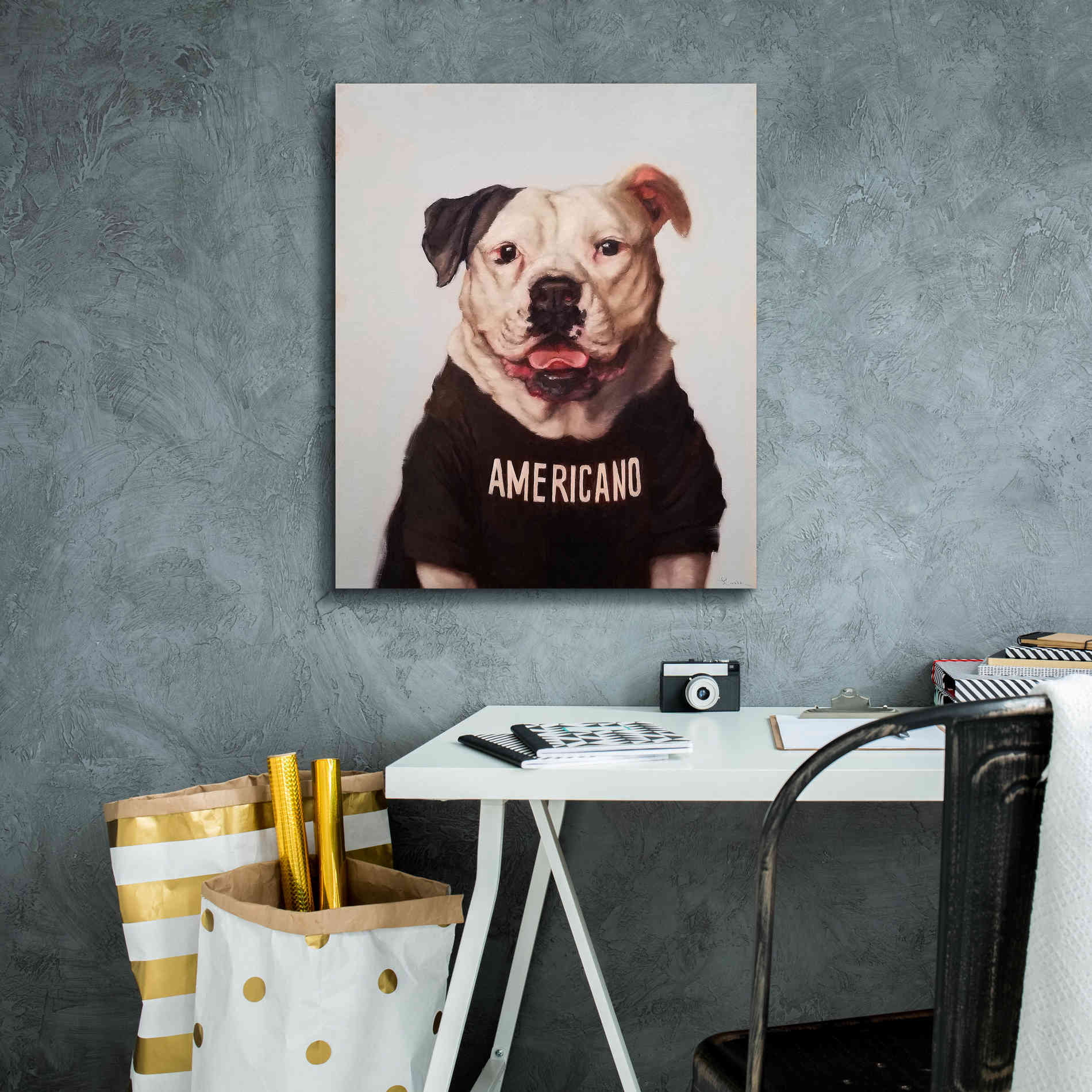 'Americano' by Lucia Heffernan, Canvas Wall Art,20x24
